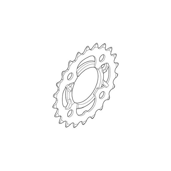 TARCZA MECH KORB SHIMANO FC-M361 22Z CZARNA -135353