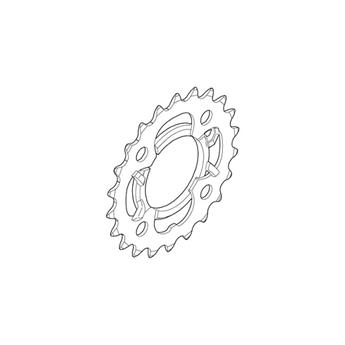 TARCZA MECH KORB SHIMANO FC-M361 22Z CZARNA -135353