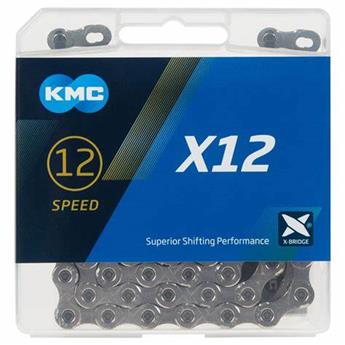 ŁAŃCUCH KMC X12 SILVER/SILVER 126L-126929