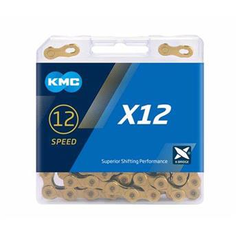 ŁAŃCUCH KMC X12 TI-N GOLD 126L -126931