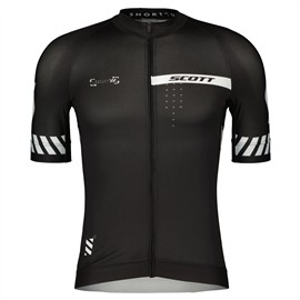 KOSZULKA SCOTT RC PRO S/SL BLACK/WHITE ROZ.L-135213