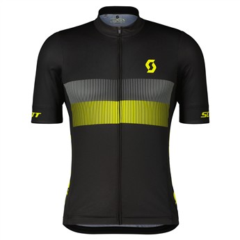 KOSZULKA SCOTT RC TEAM S/SL BLK/YELLOW ROZ.S 2024-138887