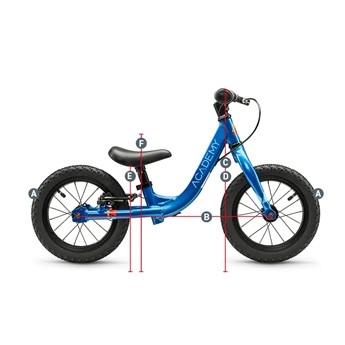 ROWER BIEGOWY ACADEMY GRADE 1 BLUE 12" -138979