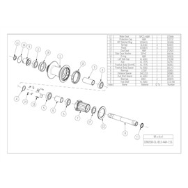 PIASTA TYŁ NOVATEC D902SB-CL-B12 12x148MM SHIMANO HG 32OTW-140497