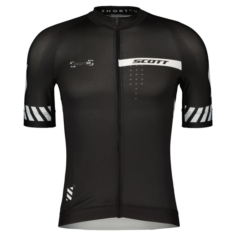 KOSZULKA SCOTT RC PRO S/SL BLACK/WHITE ROZ.XL-140185