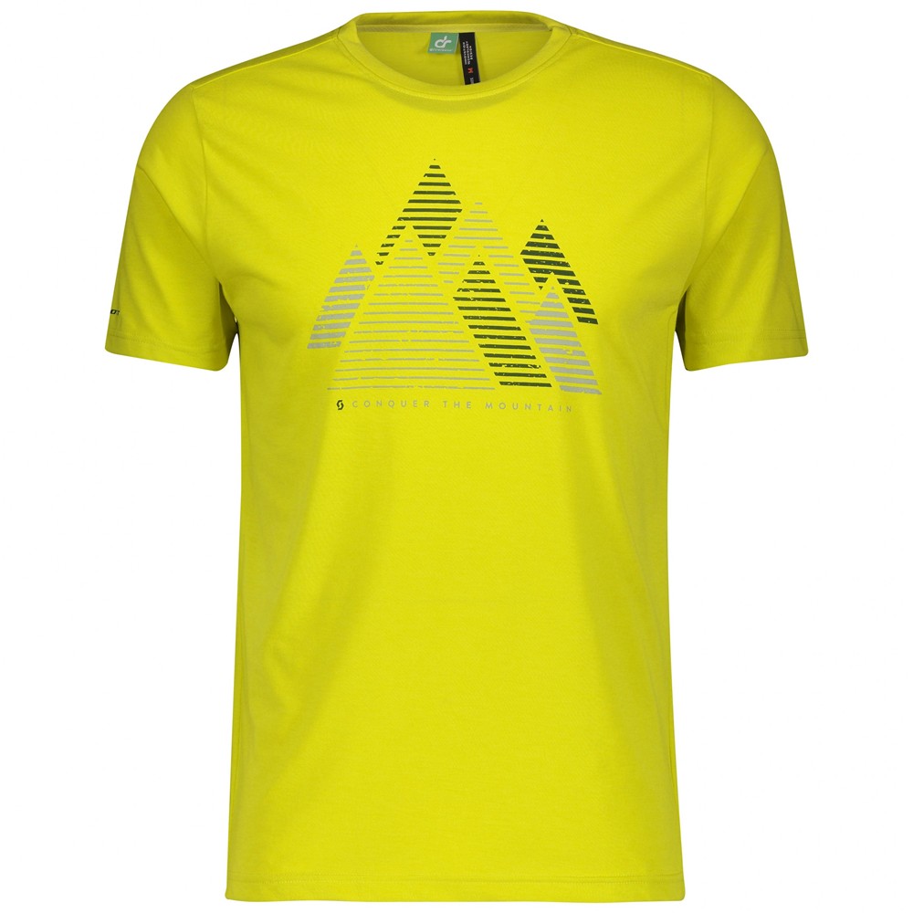 KOSZULKA SCOTT DEFINED DRI GRAPHIC YELLOW ROZ.M-138864