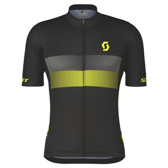 KOSZULKA SCOTT RC TEAM 10 BLK/YELLOW ROZ.L 2023-130116