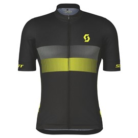 KOSZULKA SCOTT RC TEAM 10 BLK/YELLOW ROZ.XL 2023-130122