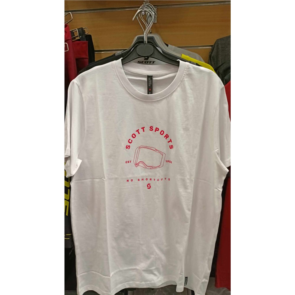 KOSZULKA SCOTT TEE 30 CASUAL SLUB WHITE ROZ.M -140212