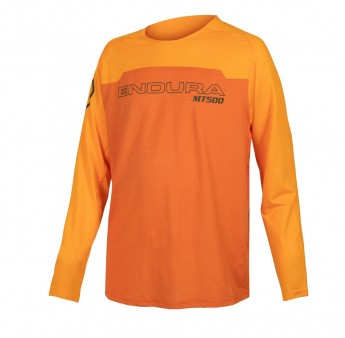KOSZULKA ENDURA KIDS MT500 BRNR POMARA L/S 11-12LAT-140885