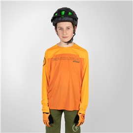 KOSZULKA ENDURA KIDS MT500 BRNR POMARA L/S 9-10LAT-140883