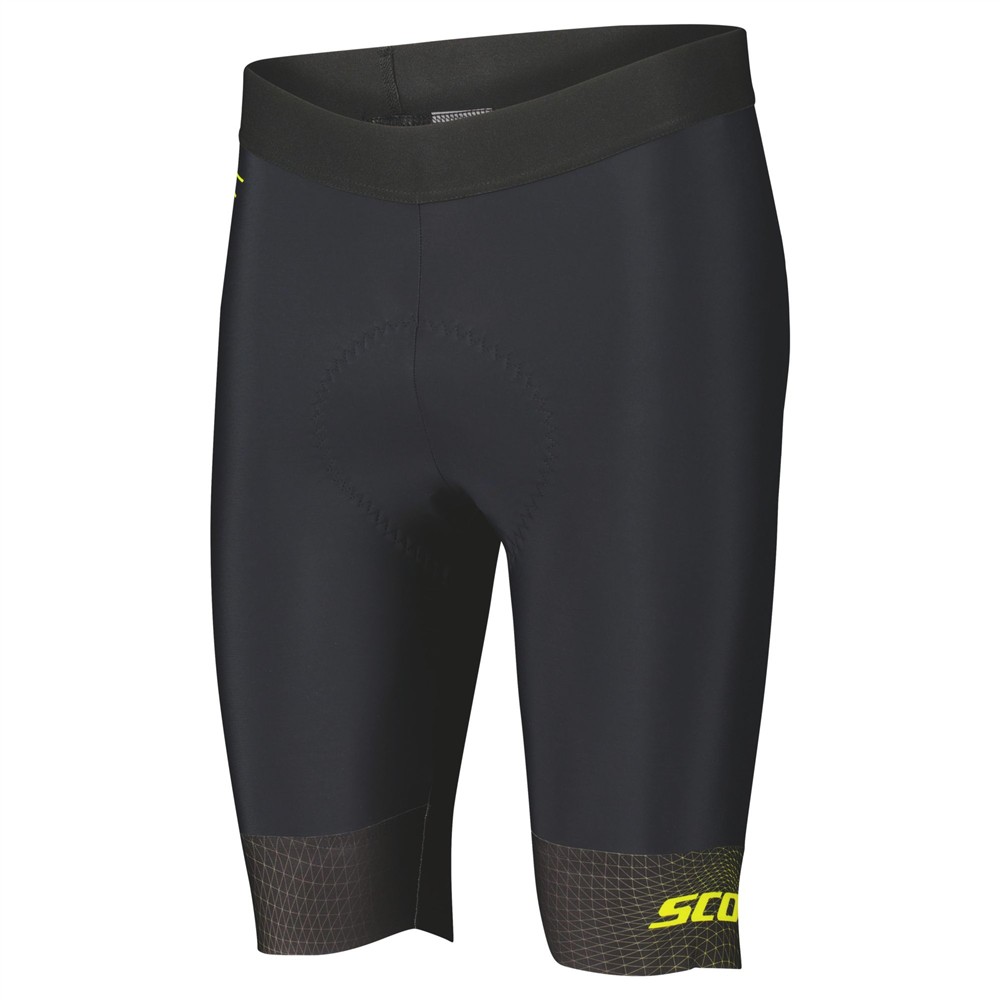 SPODENKI SCOTT RC PRO BLK/YELLOW ROZ.M 2023-130306