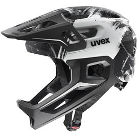 KASK UVEX REACT JR FULLFACE 52-56CM BLACK WHITE -160798