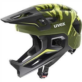KASK UVEX REACT JR FULLFACE 52-56CM DARK OLIVE MATT-160961