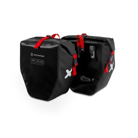 SAKWY NA BAGAŻNIK EXTRAWHEEL  BIKER BLACK 2x25L-162443