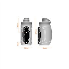 BIDON FIDLOCK TWIST 450ML CZARNY + BAZA 09611-162730