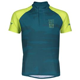 KOSZULKA SCOTT JR RC TEAM BLU/YEL ROZ.L 152CM 2019-110687