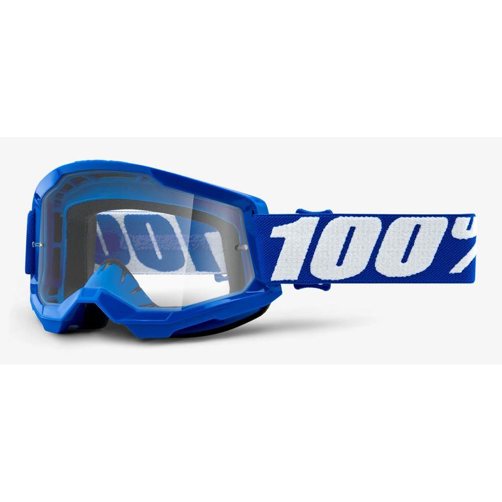 GOGLE 100% STRATA 2 BLUE PRZEŹROCZYSTA-119985