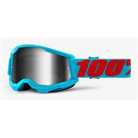 GOGLE 100% STRATA 2 SUMMIT SREBRNA LUSTRZANKA-122852