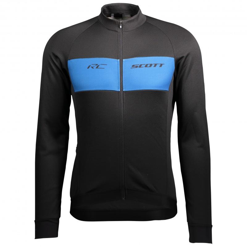 KOSZULKA SCOTT RC WARM L/SL BLK/BLUE ROZ.M-125230