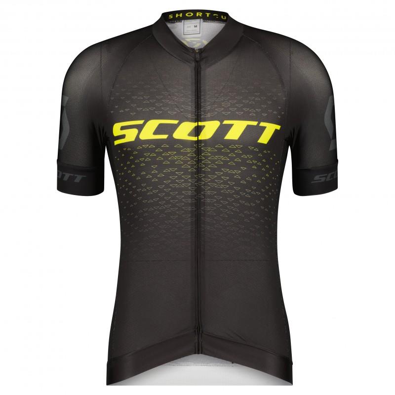 KOSZULKA SCOTT RC PRO S/SL BLK/YELLOW ROZ.XXL 2022-125515