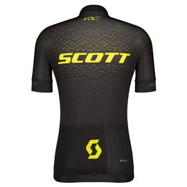 KOSZULKA SCOTT RC PRO S/SL BLK/YELLOW ROZ.L 2022-125986