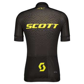 KOSZULKA SCOTT RC PRO S/SL BLK/YELLOW ROZ.L 2022-125986