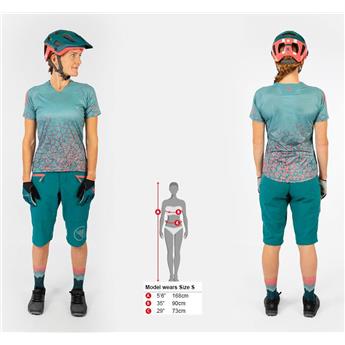 KOSZULKA ENDURA WMS SINGLETRACK PRINT WHT ROZ.S-126285