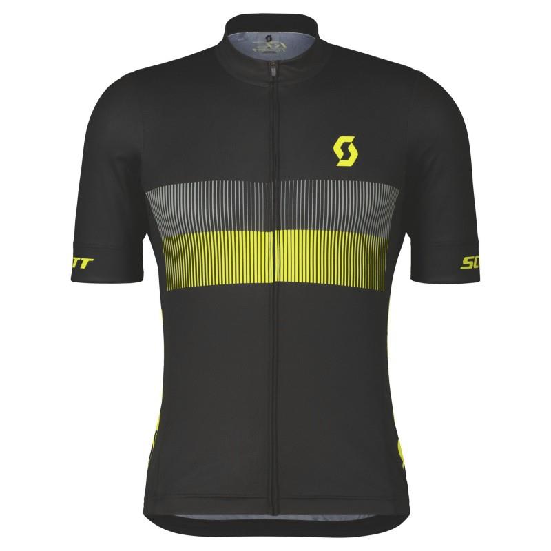 KOSZULKA SCOTT RC TEAM 10 BLK/YELLOW ROZ.M 2023-130111