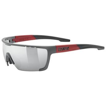 OKULARY UVEX SPORTSTYLE 707 GREY RED MAT-131983