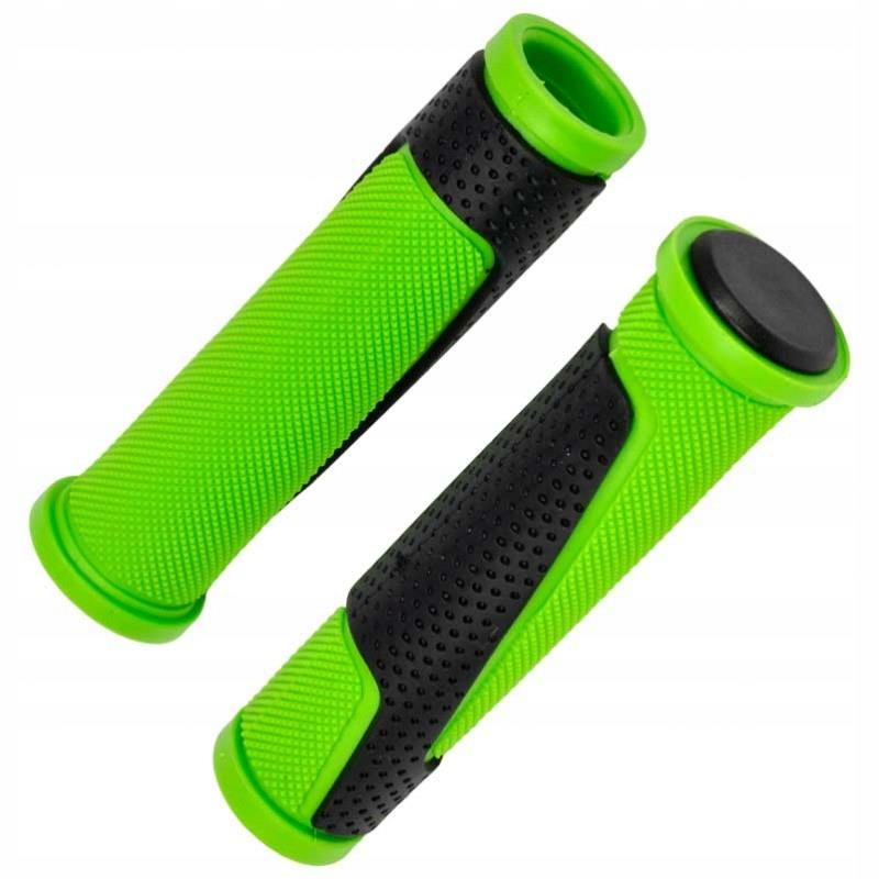 CHWYTY VELO WL-G305 130MM CZARNO/ZIELONE-128769