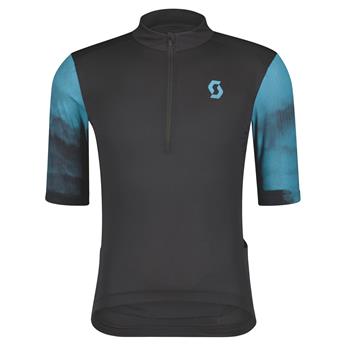 KOSZULKA SCOTT GRAVEL 10 SS BLK/BLUE ROZ.L 2022-127279