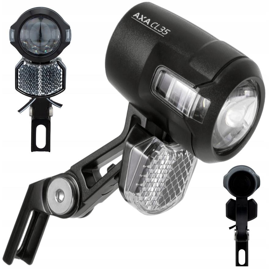 LAMPA PRZÓD AXA COMPACTLIGHT 35 EBIKE 6-12V-130391
