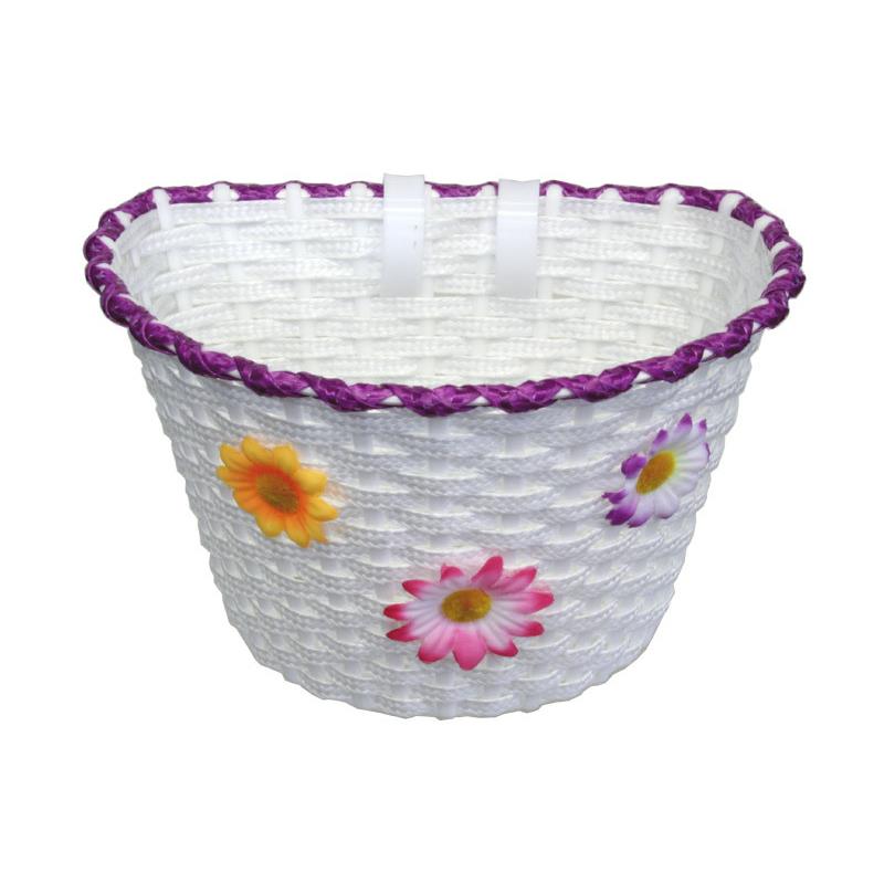 KOSZ NA KIEROWNICĘ DZIECIĘCY NA PASKI FIOLET-102198