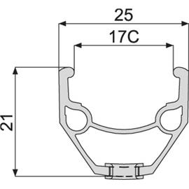 OBRĘCZ 26 36H MACH1 MX DISC X-COUNTRY CZARNA-102126