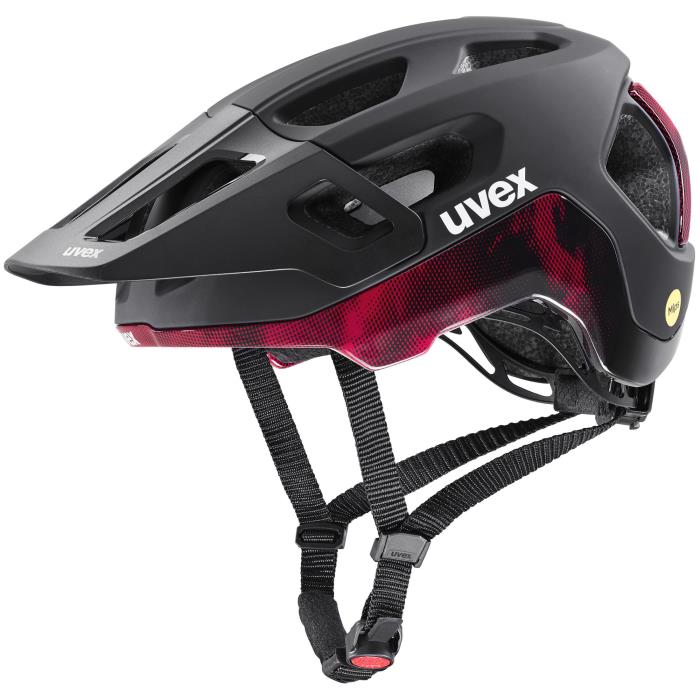 KASK UVEX REACT MIPS BLACK/RED ROZ.59-61M -133939