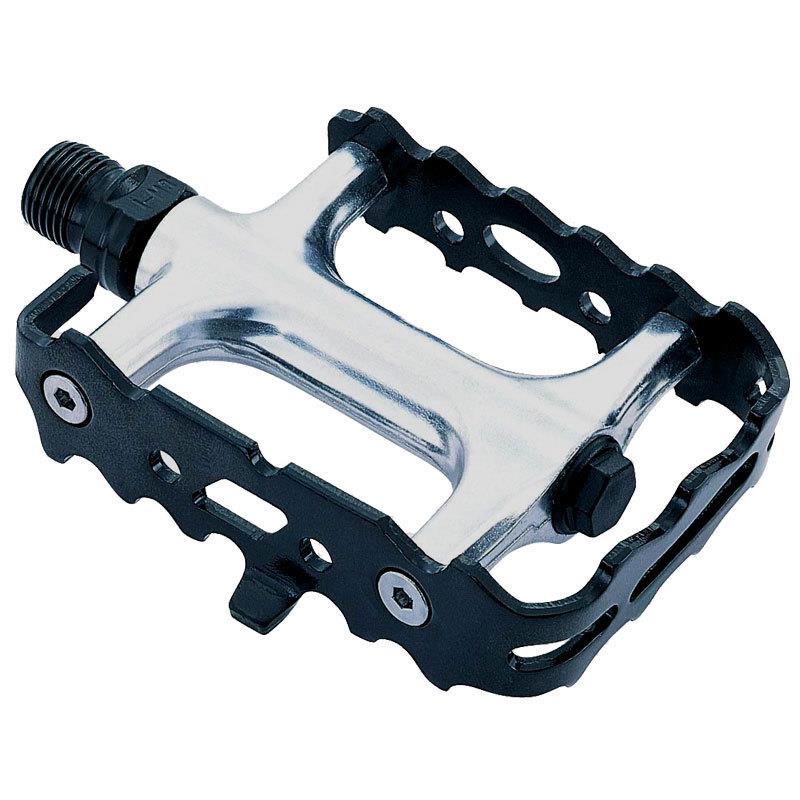 PEDAŁY VP-196 ALU CR-MO CZARNO-SREBRNE-100292