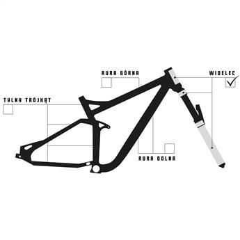 FOLIA 4-BIKE MAT BACKBONE RURA DOLNA -134214